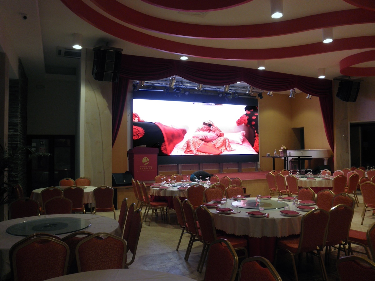 Led Wall sala ristorante