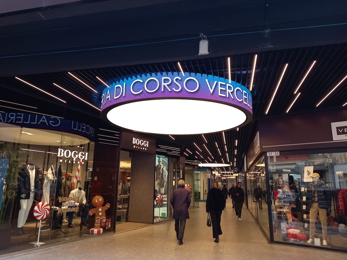 LedWall interno Galleria Corso Vercelli