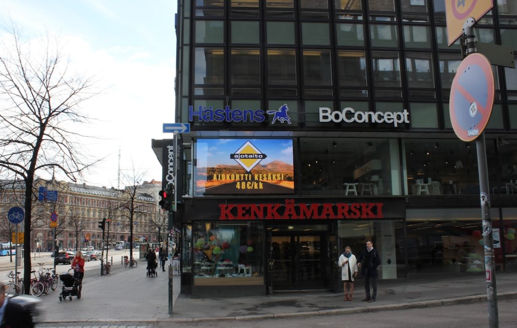 LedWall 3.5 x 2 m da esterno Helsinki