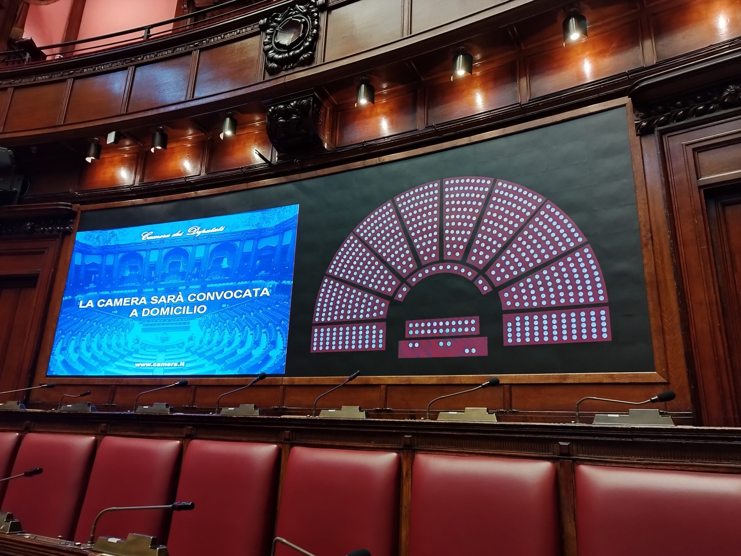 LedWall da interno Parlamento
