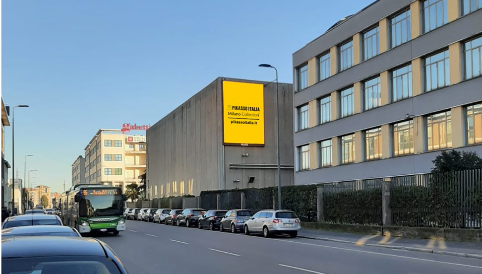 LedWall da esterno Via Quaranta