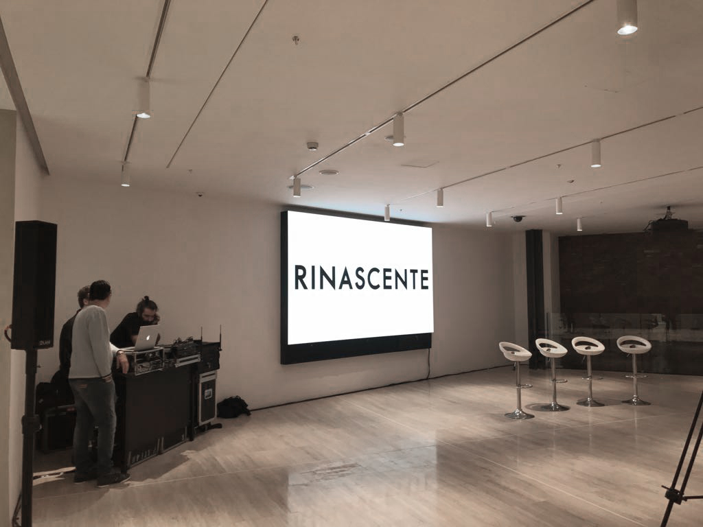 rinascente roma ledwall