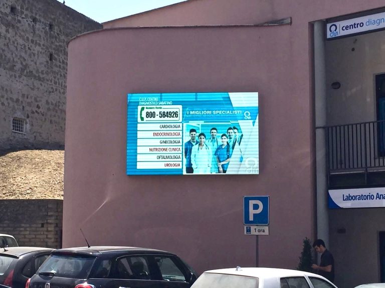 LedWall Roma centro diagnostico