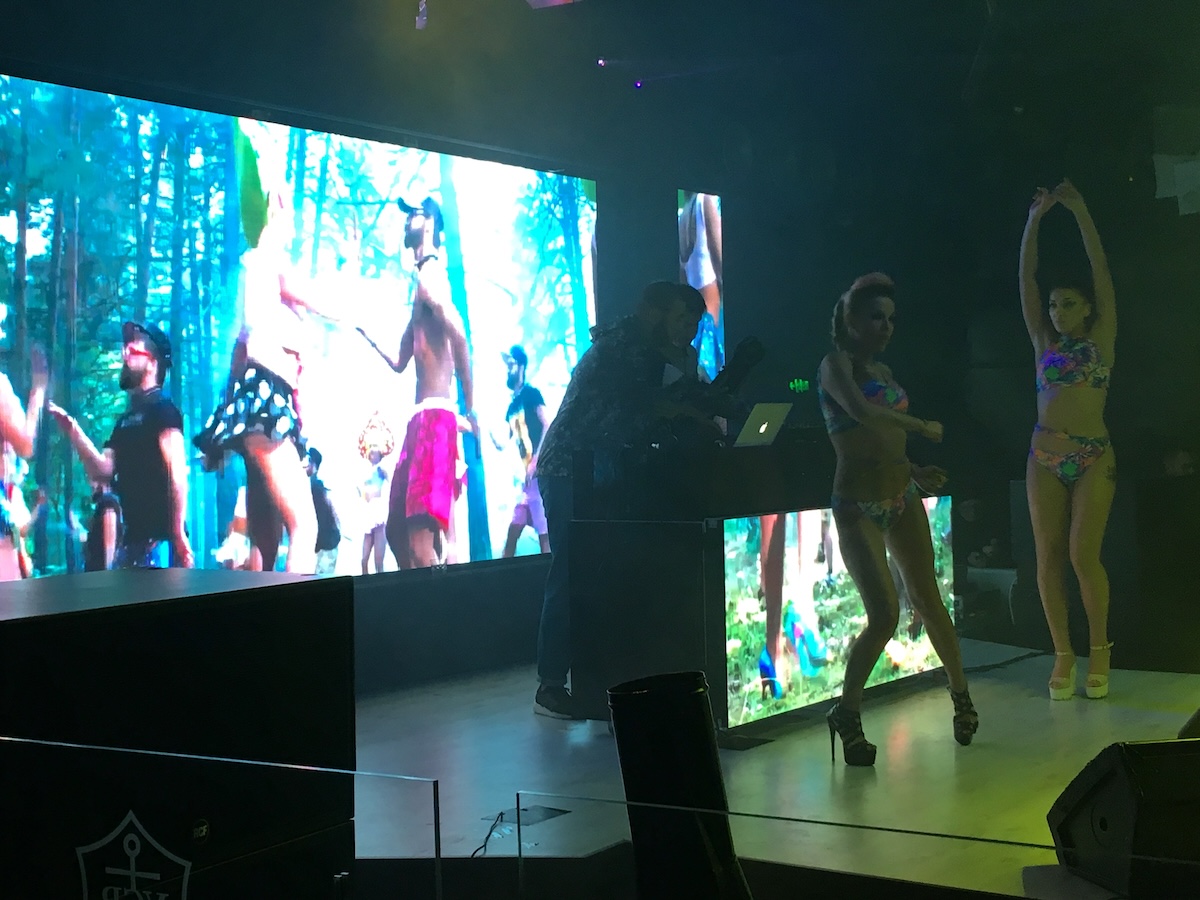 LedWall Skybar club Moldavia