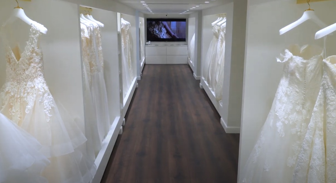 LedWall negozio Sposa In