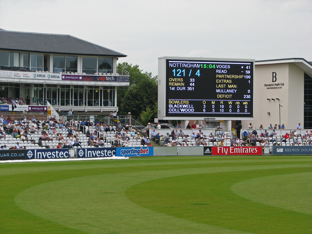 durham CC scoreboard