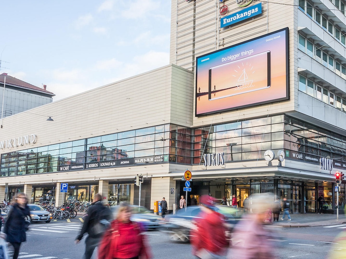 LedWall facciata esterna Turku