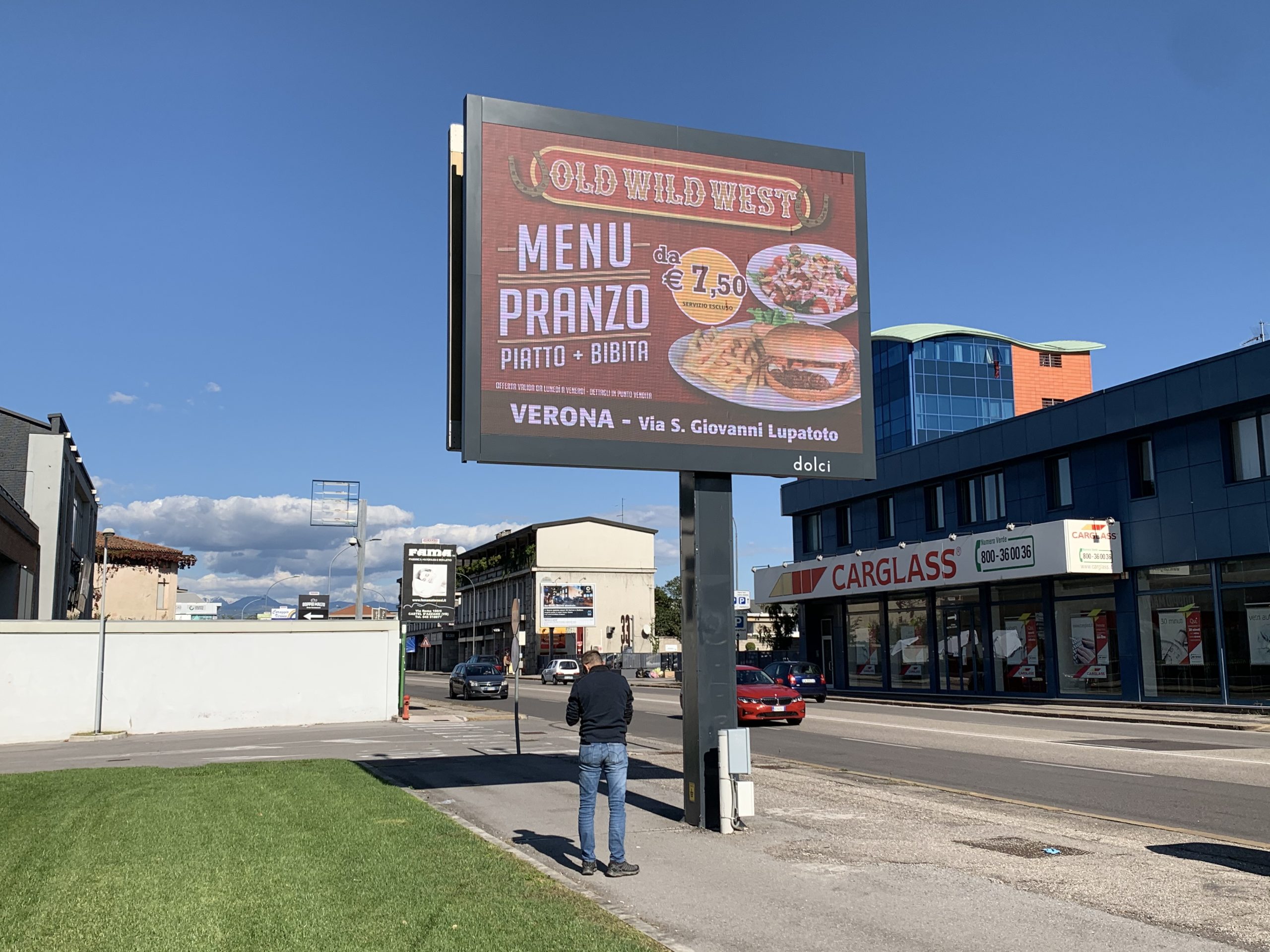 LedWall pubblicitario su palo - Verona