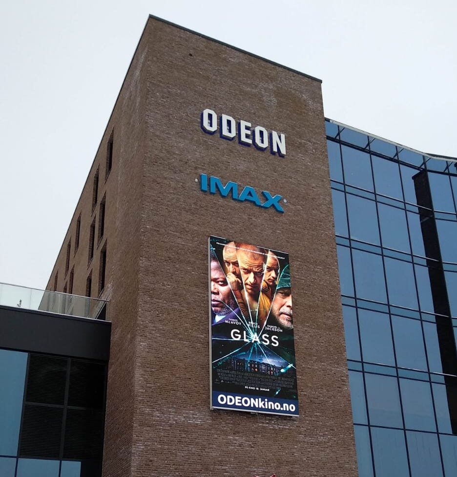 outdoor led screen cinema Odeon Oslo