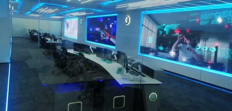simulation and control room