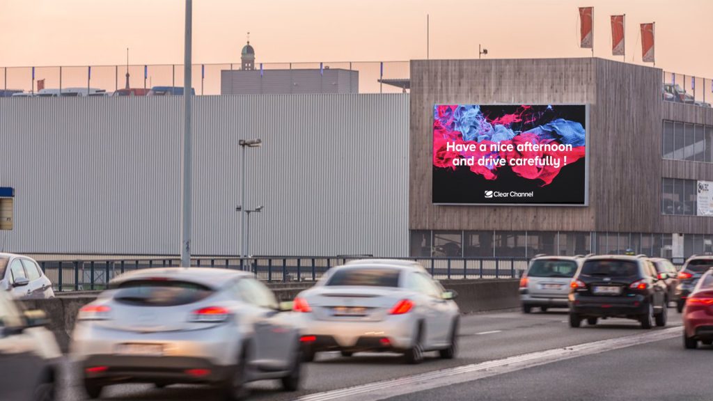LedWall da esterno su autostrada
