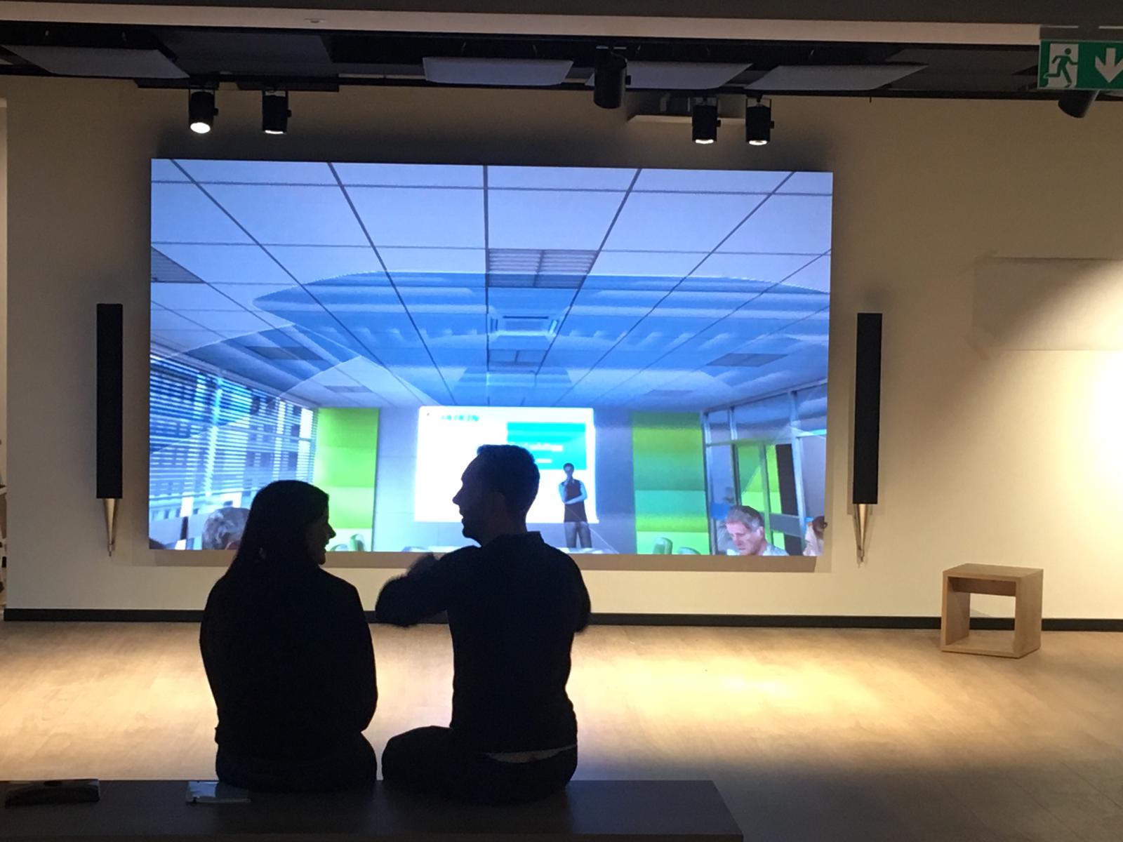 Ledwall full-HD passo 2.6 mm showroom Milano