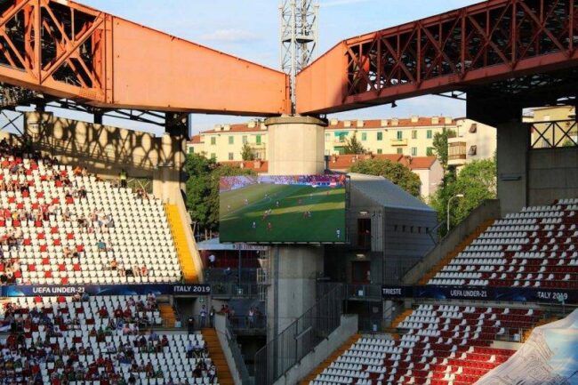 Schermo a led e Segnapunti – Stadio Trieste – Macropix Schermo a led e Segnapunti - Stadio Trieste - Macropix
