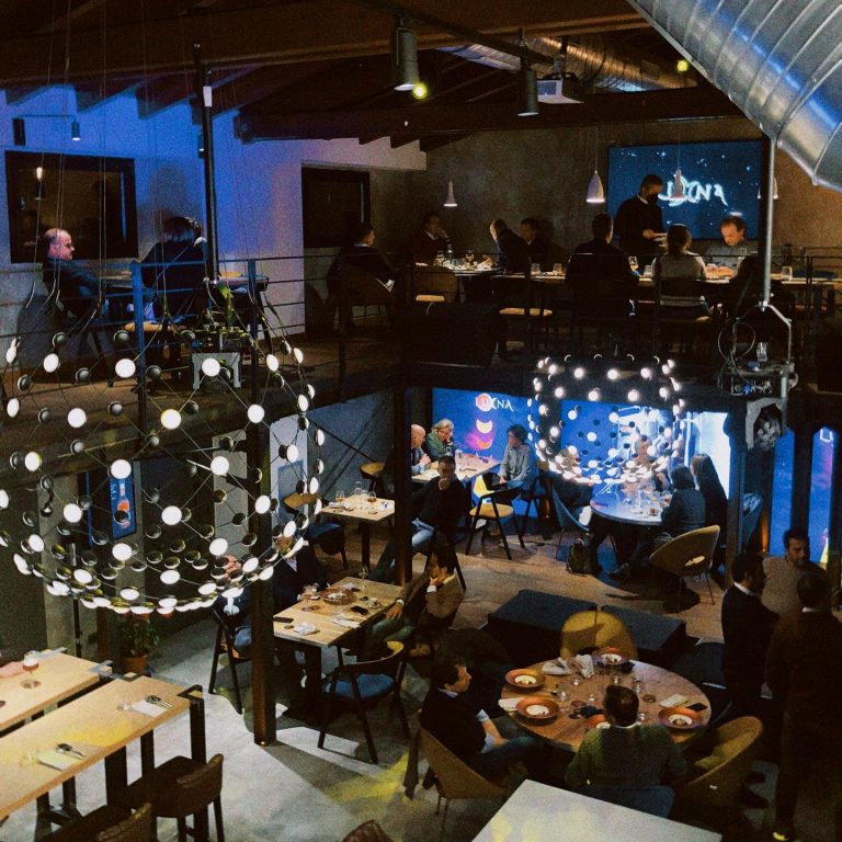led wall ristorante
