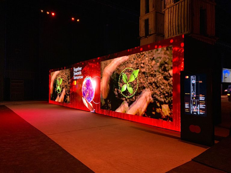 LedWall sede mastercard milano