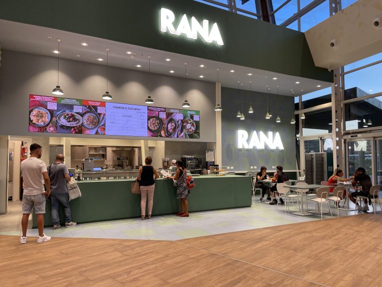 LedWall ristorante Giovanni Rana