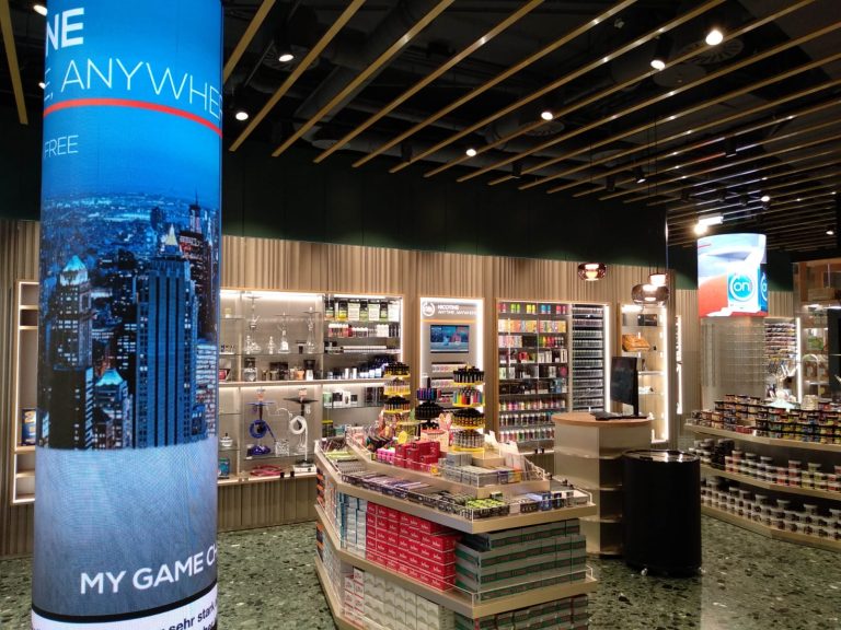 LedWall da interno negozio Vienna
